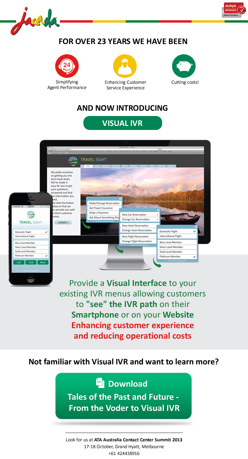 A scrrenshot of Visual_IVR_mailer2 Landing Page project
